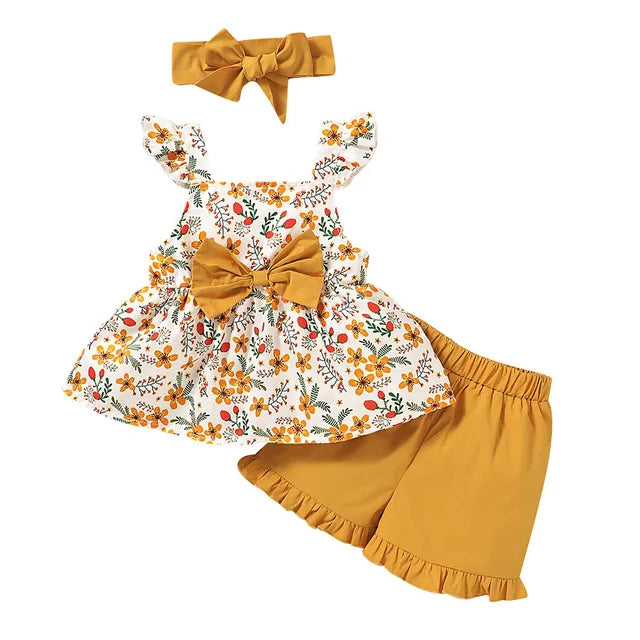 Mini Fashion™ - Schattig Design - 3 Delig Zomer Set Meiden