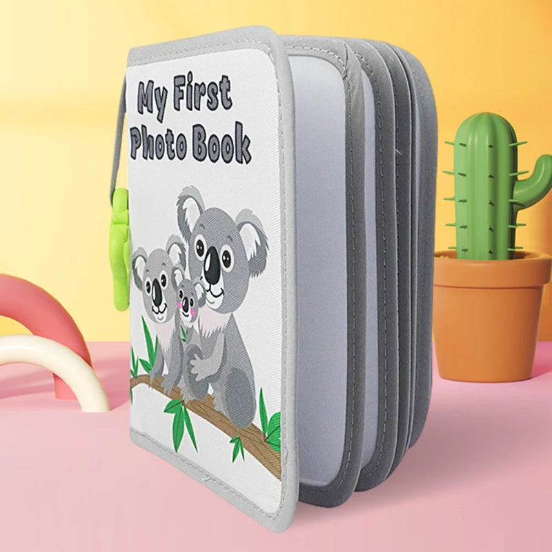 Baby Photo Album – Zacht & Herinnering – Stoffen Foto Boek
