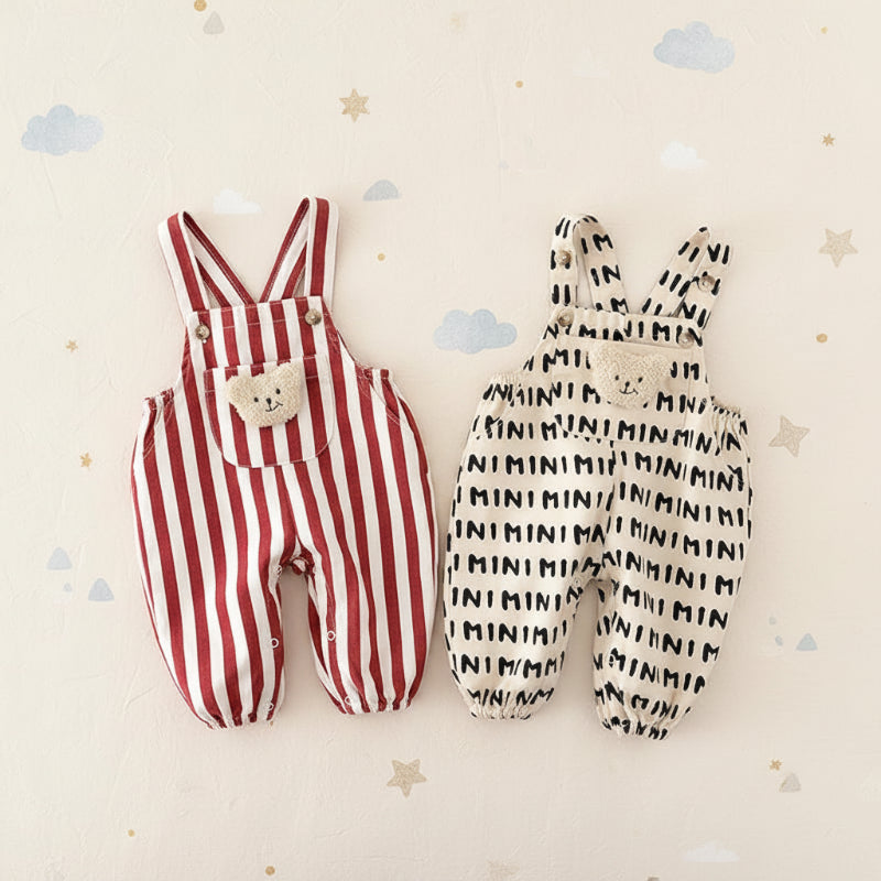 Striped Overall Romper – Zacht & Comfort – Kinder Jumpsuit