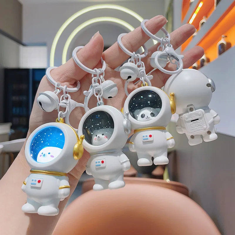 Glowing Astronaut Charm – Schattig & Lichtgevend – Astronaut Tas Hanger