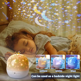 CosmoGlow – Dromerig & Creatief – Galaxy Projector Nachtlamp met 360° Rotatie