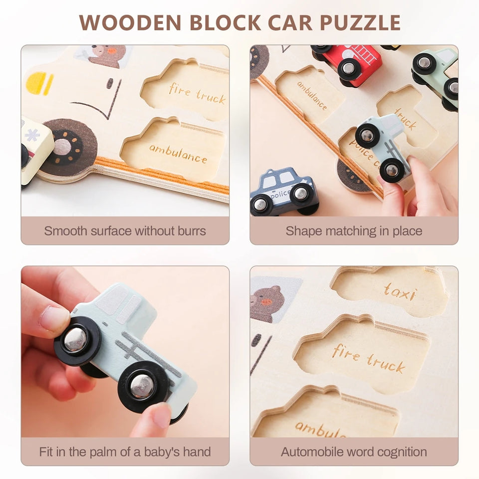 Woods™ – Puzzel Avontuur – Houten Auto Puzzel