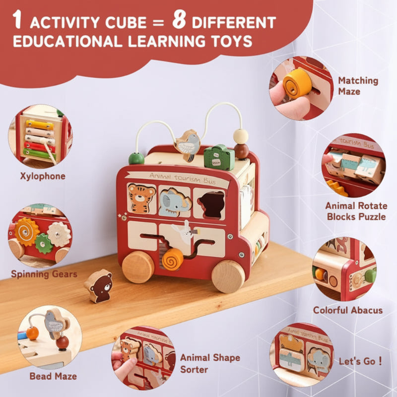 BusyRide – Educatief & Veelzijdig – Houten Montessori Activiteitenbus