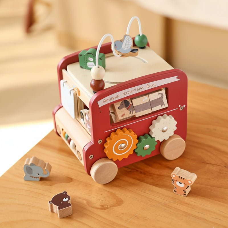 BusyRide – Educatief & Veelzijdig – Houten Montessori Activiteitenbus