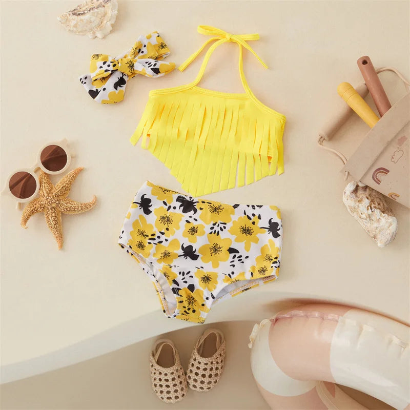 Mini Fashion™ - Meisjes Bikini (incl. Haarband)