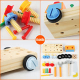 Woods™ - Draai & Leer - Montessori Auto Schroefbord
