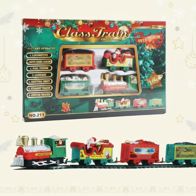 XmasTrain – Feestelijk & Leuk – Elektrische Treinset voor Kerst
