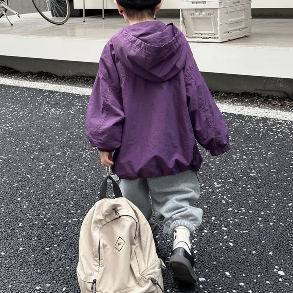 LiloWear – Winddicht & Waterafstotend – Kinder Windjas met Capuchon