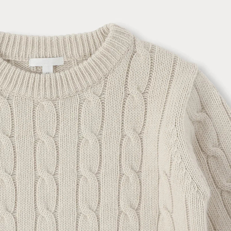 CozyWool – Warm & Comfortabel – Kinder trui van fijne wolmix