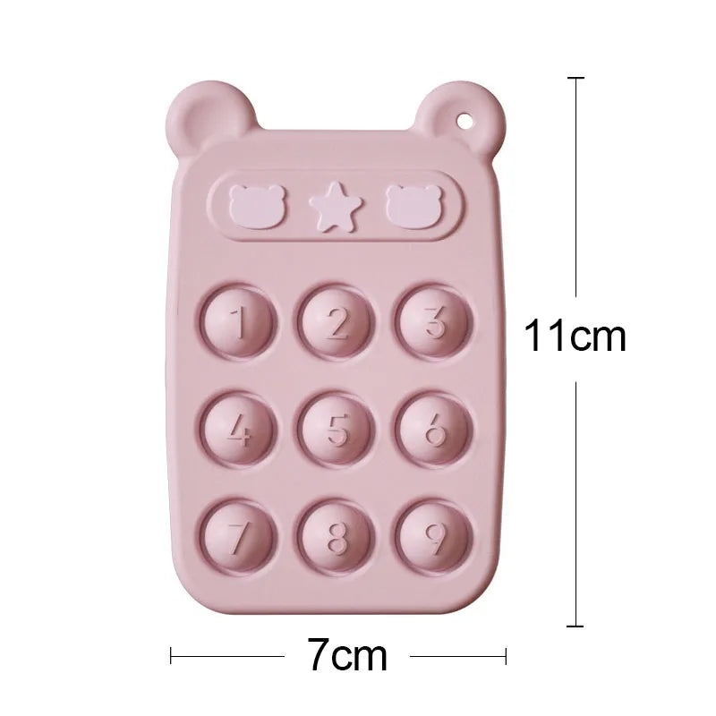 Fidget Toy™ - Bijtring & Fidget speelgoed in 1 - Siliconen Fidget Telefoon