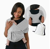SoftNest - Comfortabel, Ademend & Veilig - Ergonomische Baby Draagdoek