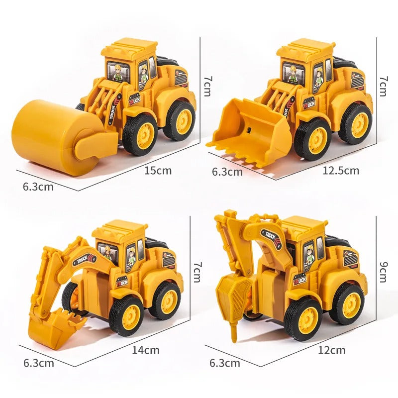 Construction Toy™ - Kleine ingenieurs in actie  - Speelgoed Graafmachine