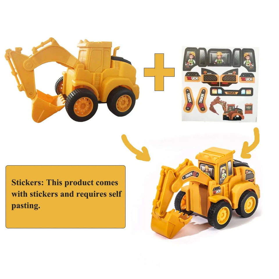 Construction Toy™ - Kleine ingenieurs in actie  - Speelgoed Graafmachine