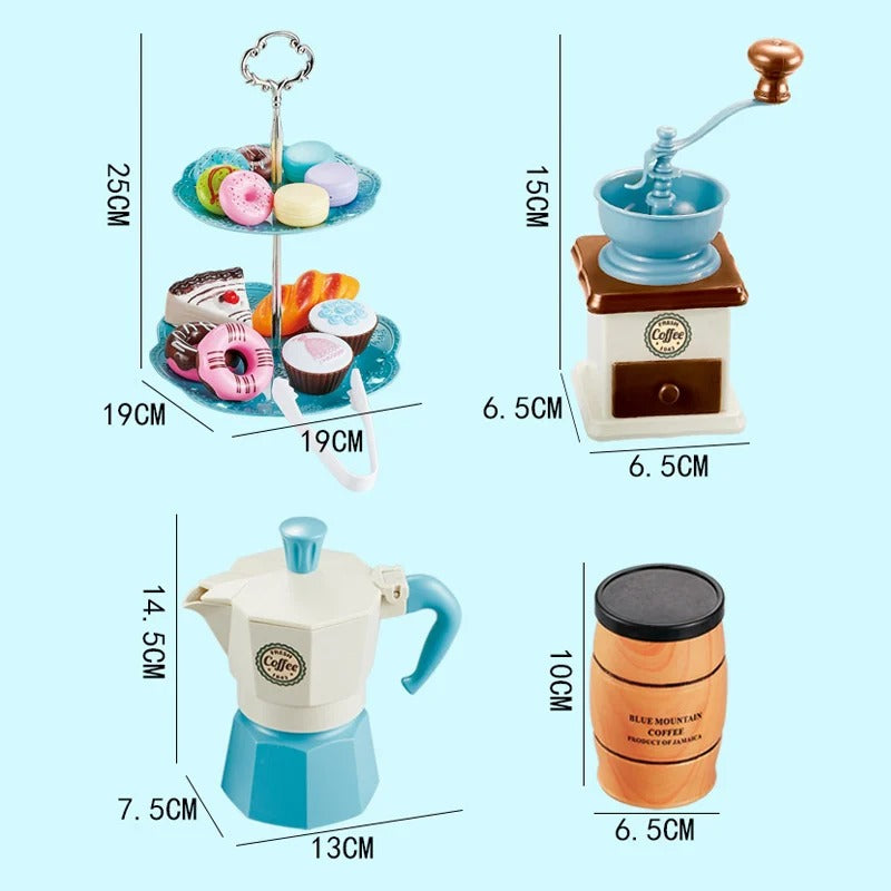 Cafe Set™ - Barista & Bakker in de dop - Café & Bakkerij Speelgoedset