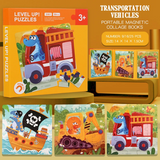 Magnetic Puzzle Book™ – Dierenvriendjes Plezier – Magnetisch Puzzel Boek