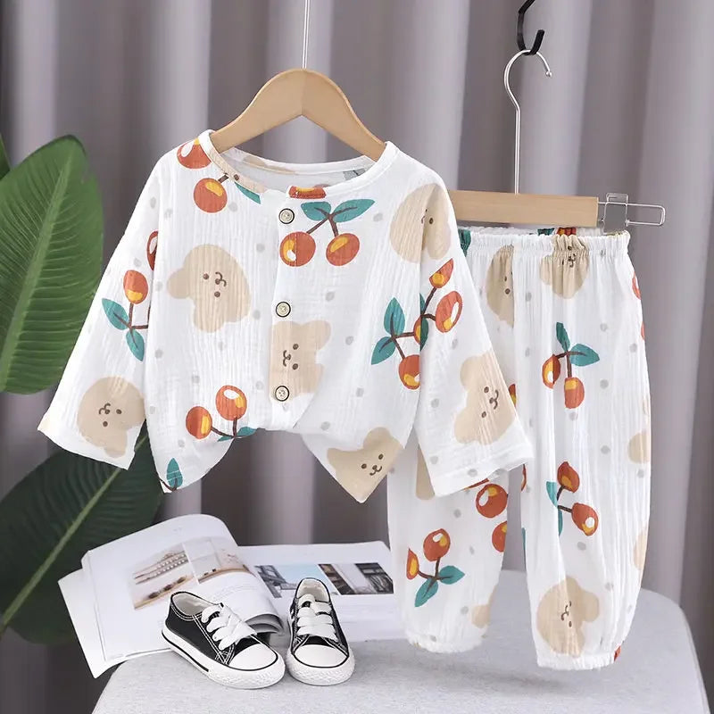 Mini Fashion™ - Luchtig Materiaal - Linnen Kleding Set