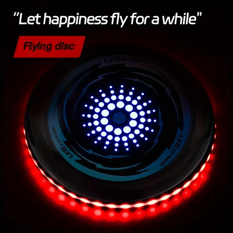 NightFly – Lichtgevend & Stevig – LED Frisbee