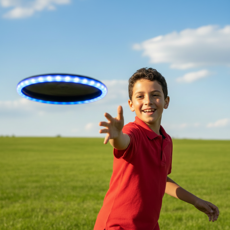 NightFly – Lichtgevend & Stevig – LED Frisbee