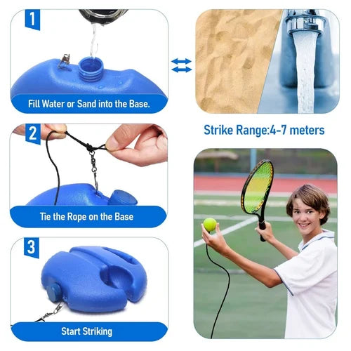 SoloServe – Zelfstandig & Leuk – Tennis Trainingssysteem voor Buiten
