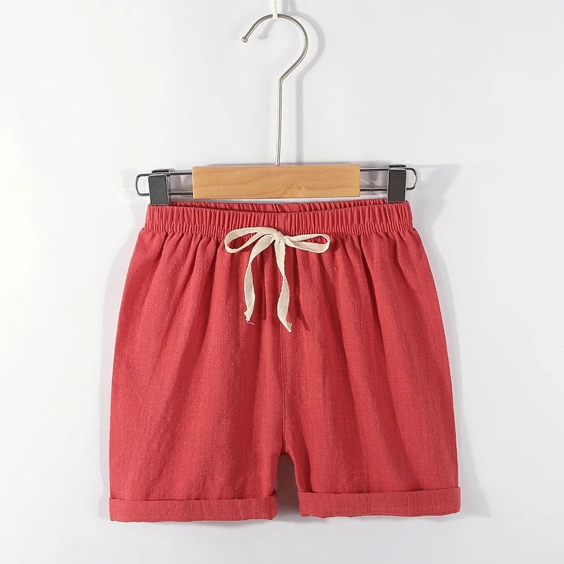 Mini Fashion™ - Sneldrogend Materiaal - Katoen-linnen Short