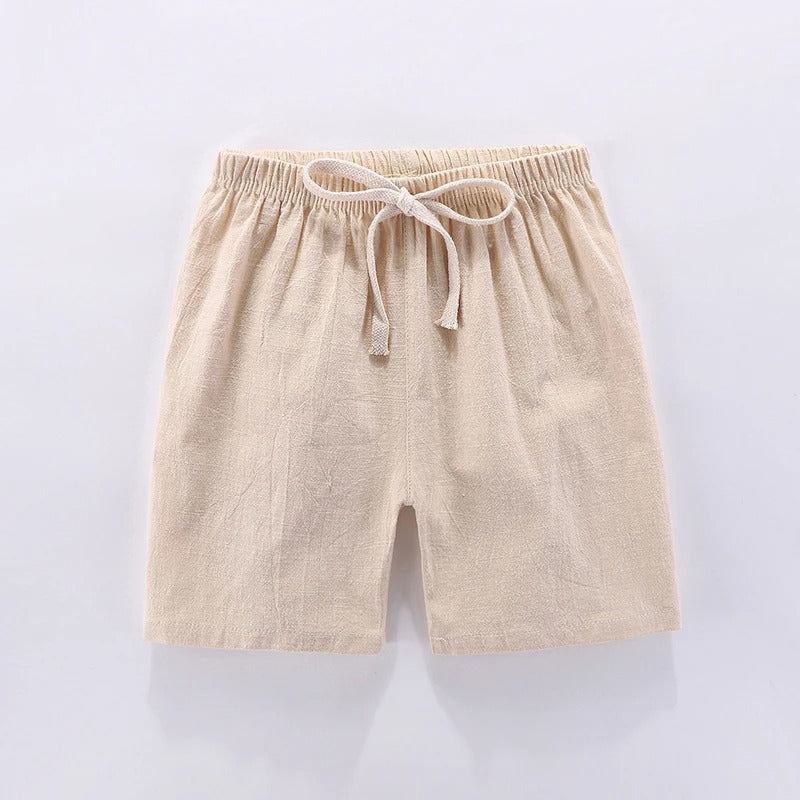 Mini Fashion™ - Sneldrogend Materiaal - Katoen-linnen Short