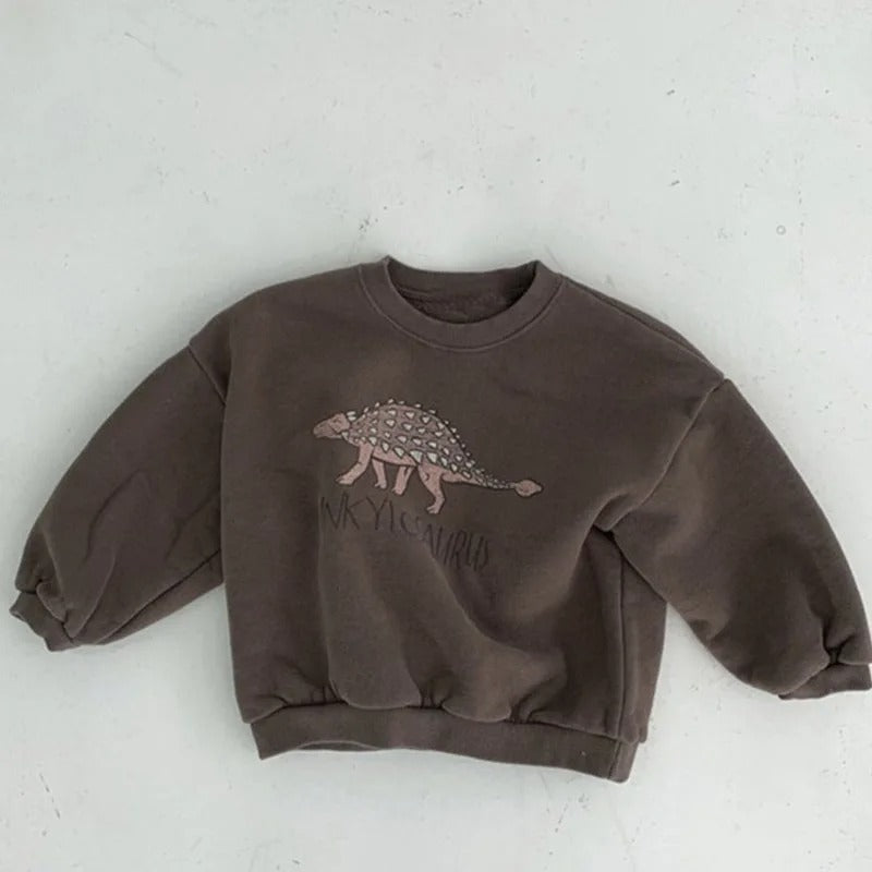 Mini Fashion™ - Leuke Dinosaurus Print - Dino Sweater