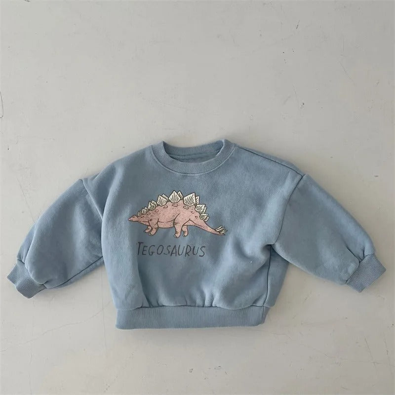 Mini Fashion™ - Leuke Dinosaurus Print - Dino Sweater
