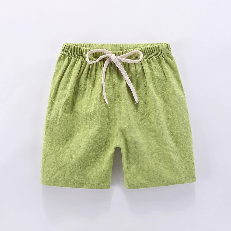Mini Fashion™ - Sneldrogend Materiaal - Katoen-linnen Short