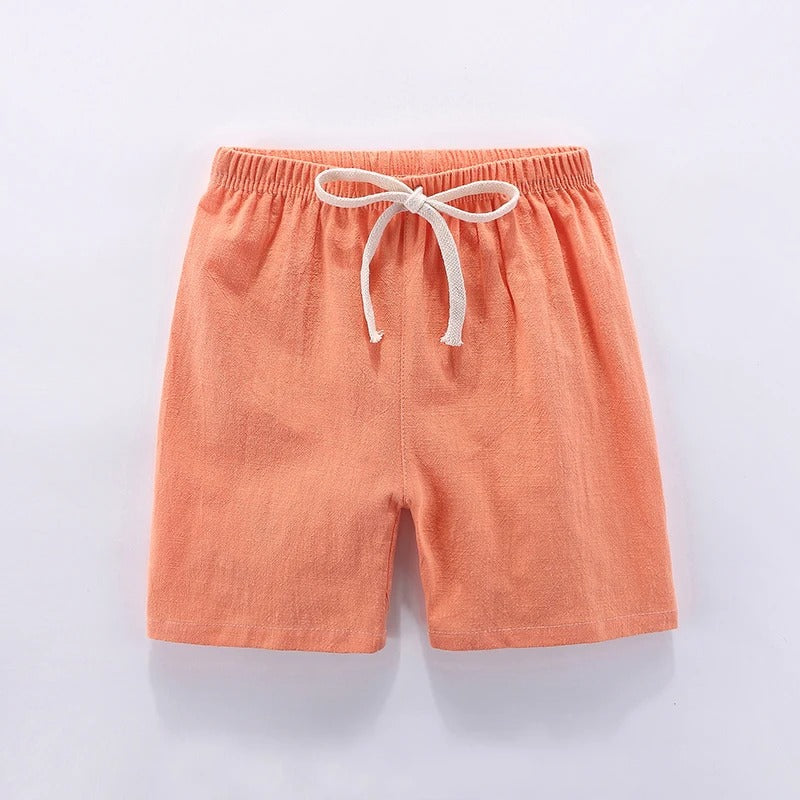Mini Fashion™ - Sneldrogend Materiaal - Katoen-linnen Short