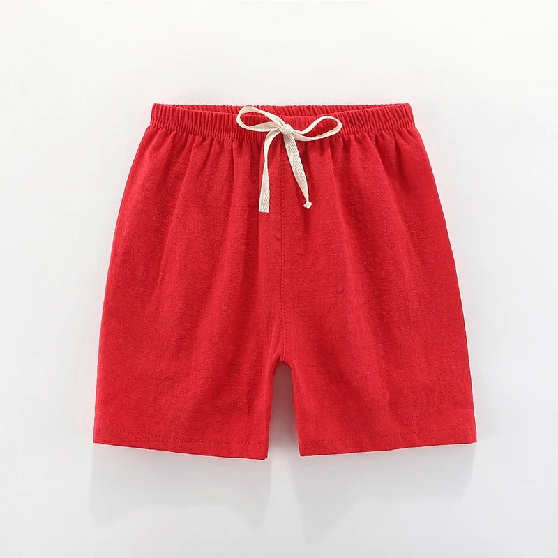 Mini Fashion™ - Sneldrogend Materiaal - Katoen-linnen Short
