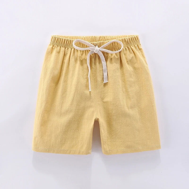 Mini Fashion™ - Sneldrogend Materiaal - Katoen-linnen Short