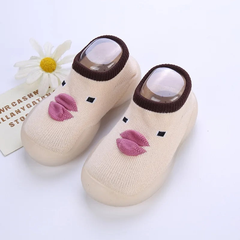 Mini Fashion™ - Slip Vaste Zool - Schoen Sokken