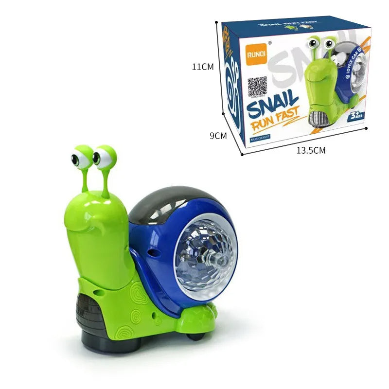 Music Snail™ -  Lichtgevend Speelmaatje - Speelgoed Slak & Krab