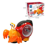 Music Snail™ -  Lichtgevend Speelmaatje - Speelgoed Slak & Krab