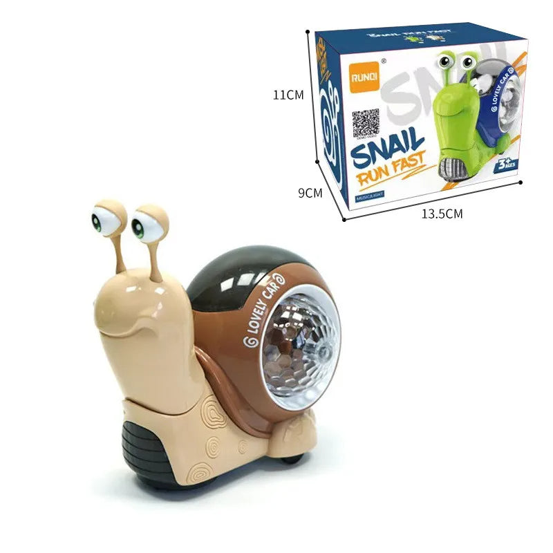 Music Snail™ -  Lichtgevend Speelmaatje - Speelgoed Slak & Krab