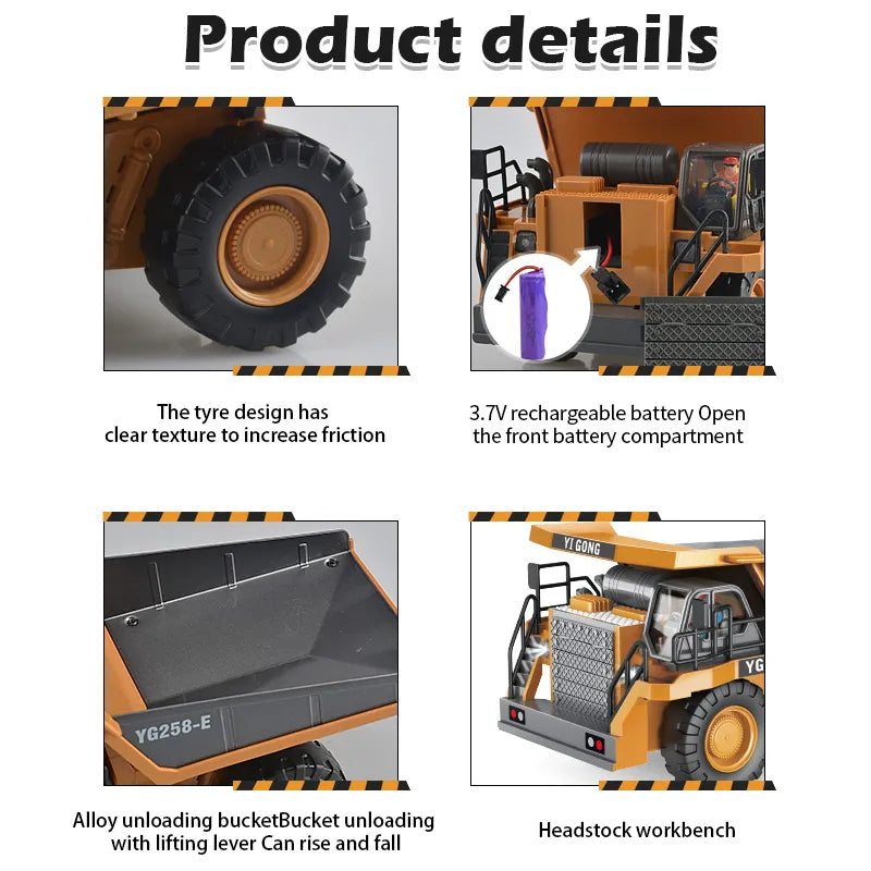 Construction wagon™ - RC Machtige Mini Bouwvoertuigen