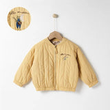 Mini Fashion™ - Katoenen Winterjas met Borduursel