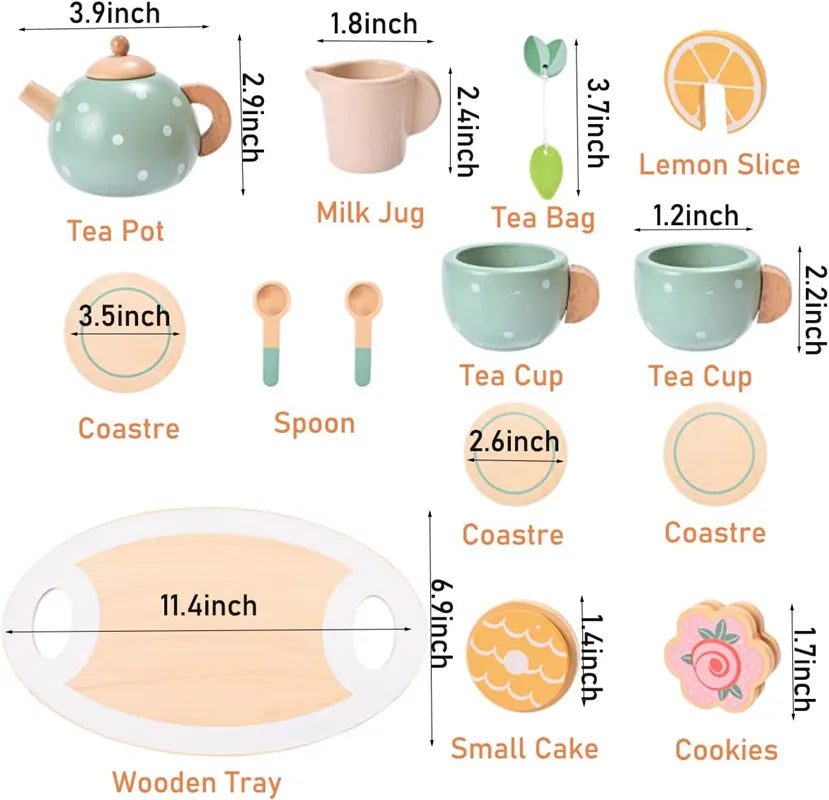 Woods™ - Houten Thee Speelset