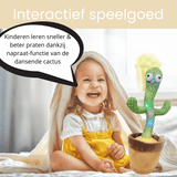 Happy Cactus™ - Reageert op geluid - De pratende cactus