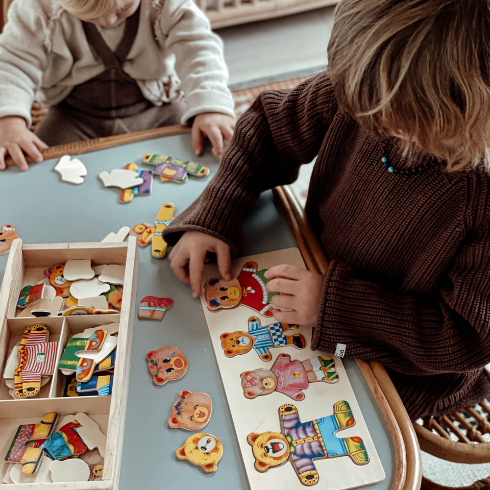 Woods™ | Houten verkleed puzzel 'Boris'