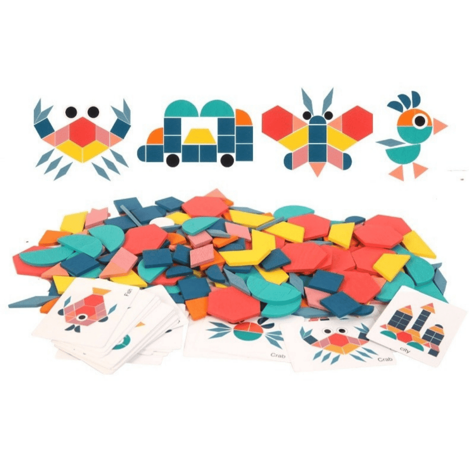 Woods™ | Ontwikkel de creativiteit - Geometrische Vormenpuzzel