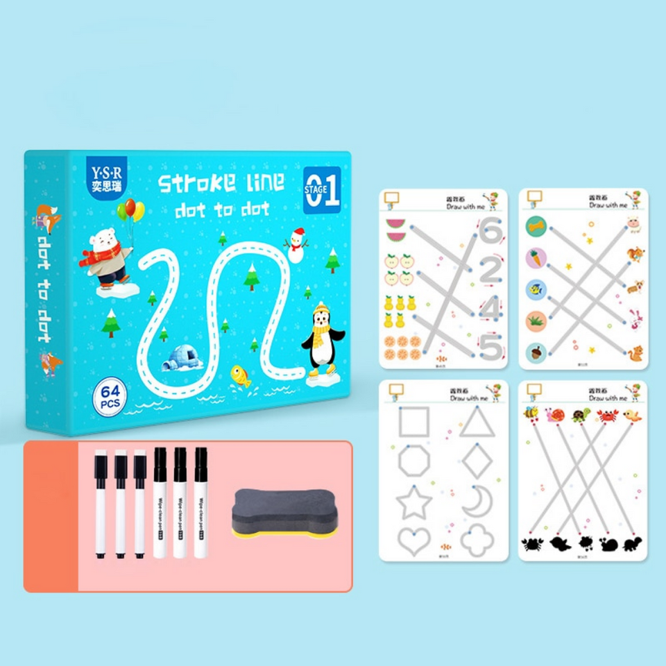Line Book™ | De eerste kennismaking met schrijven - Schrijfboek
