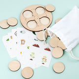 Woods™ - Leer de levenscyclus ontdekken! - Houten puzzel