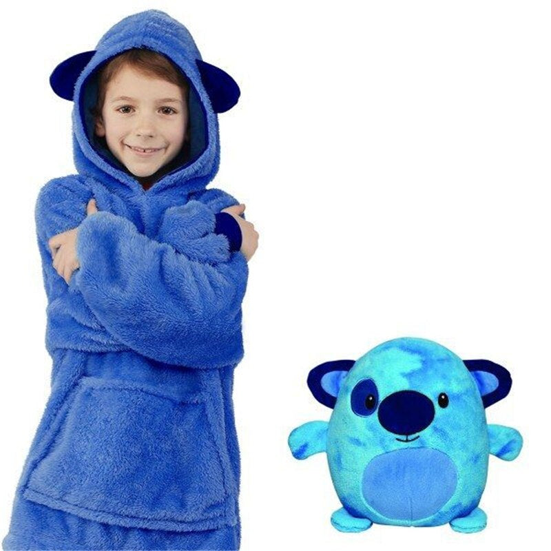 KnuffelHoodie™ - Hoodie en knuffel in een! - Warm & Multifunctioneel