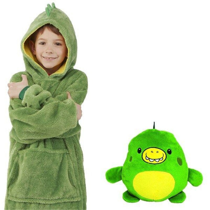 KnuffelHoodie™ - Hoodie en knuffel in een! - Warm & Multifunctioneel