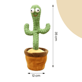 Happy Cactus™ - Reageert op geluid - De pratende cactus