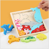 Woods™ - Wie past de vormen in de lijst? - Vormen puzzel (2+1 GRATIS)