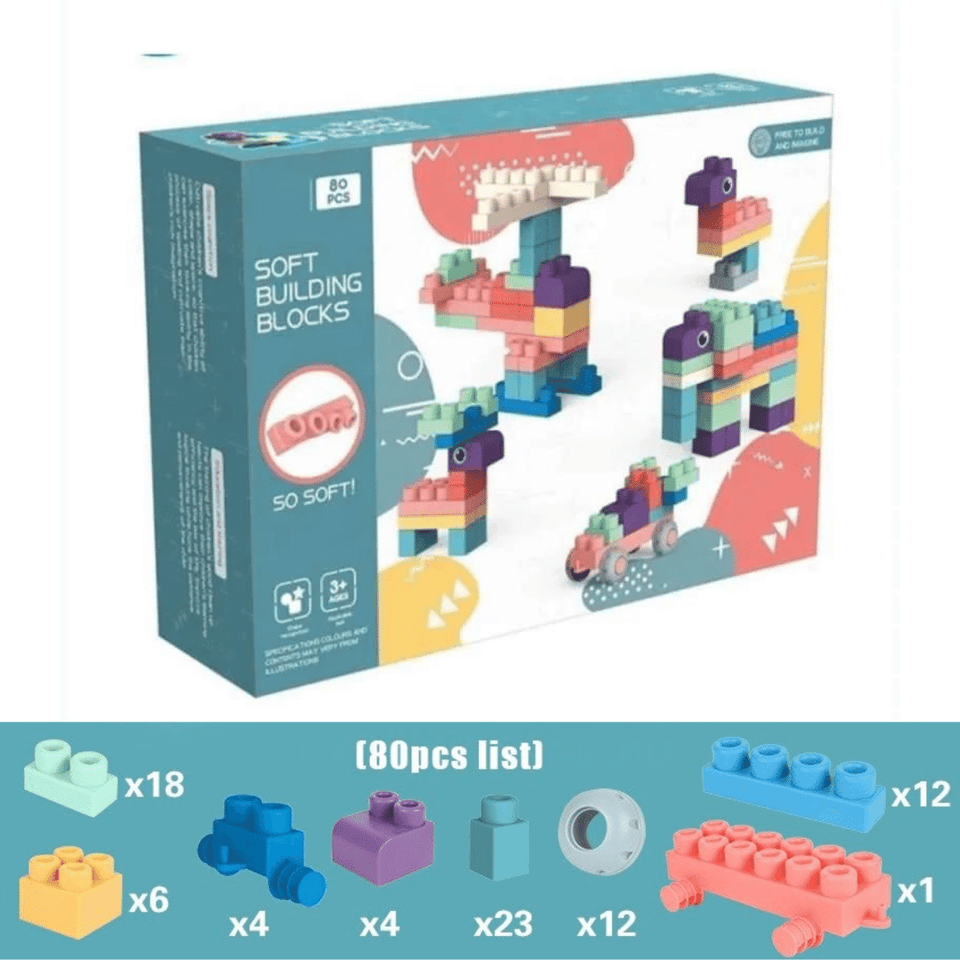 Soft Building Blocks™ | Bouwplezier voor ieder kind - Zachte Bouwstenen