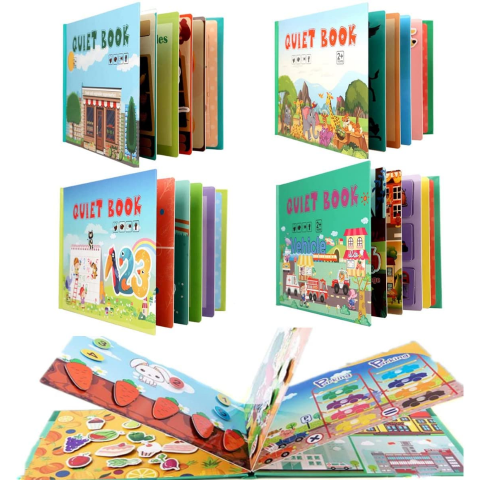Quiet Book™ - Ontwikkel de fijne motoriek - Leerboek