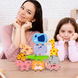 Animal Stacking™ - Verbetert het herkenningsvermogen - Stapelspel